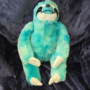 Kellytoy Blue Tie-Dye Plush Sloth